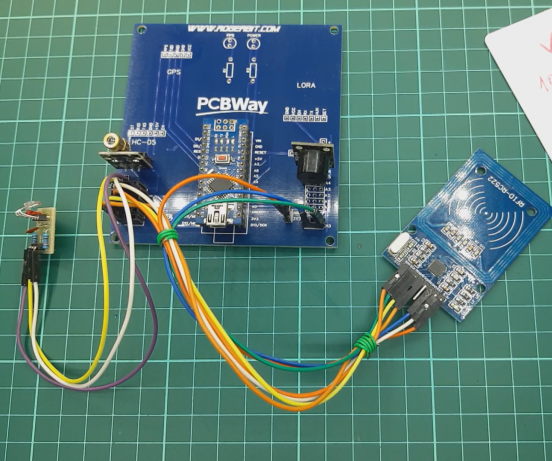 Laser Alarm With RFID Module