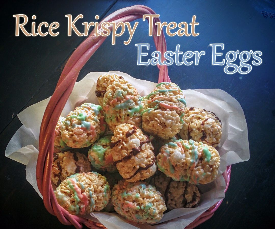 Rice Krispy Treat Easter Eggs