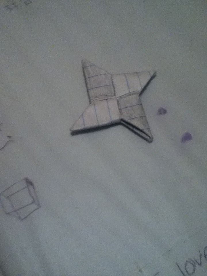 Paper 4 Ponted Ninja Star