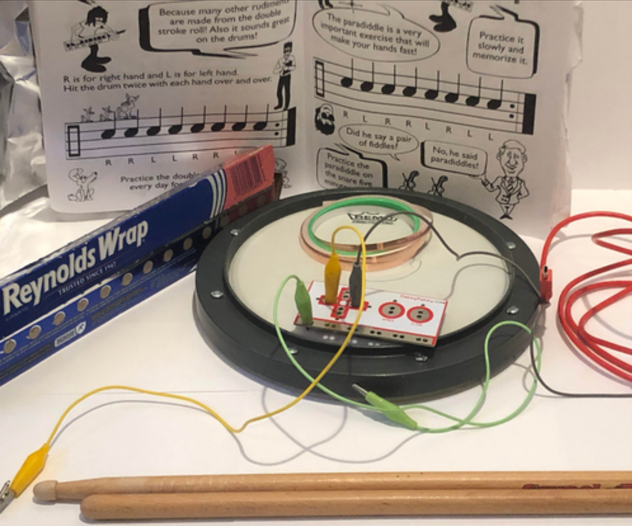 Rock 'n Roll! Master the Paradiddle with MakeyMakey
