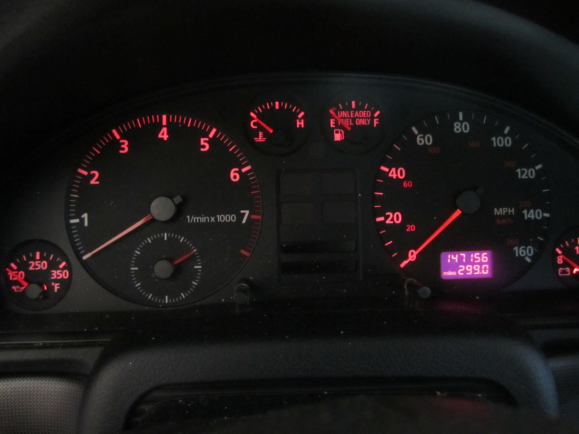 Replacing Dash Lights in B5 A4