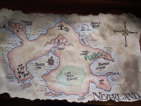 Make an Ancient-Looking Map of Neverland : 5 Steps (with Pictures ...