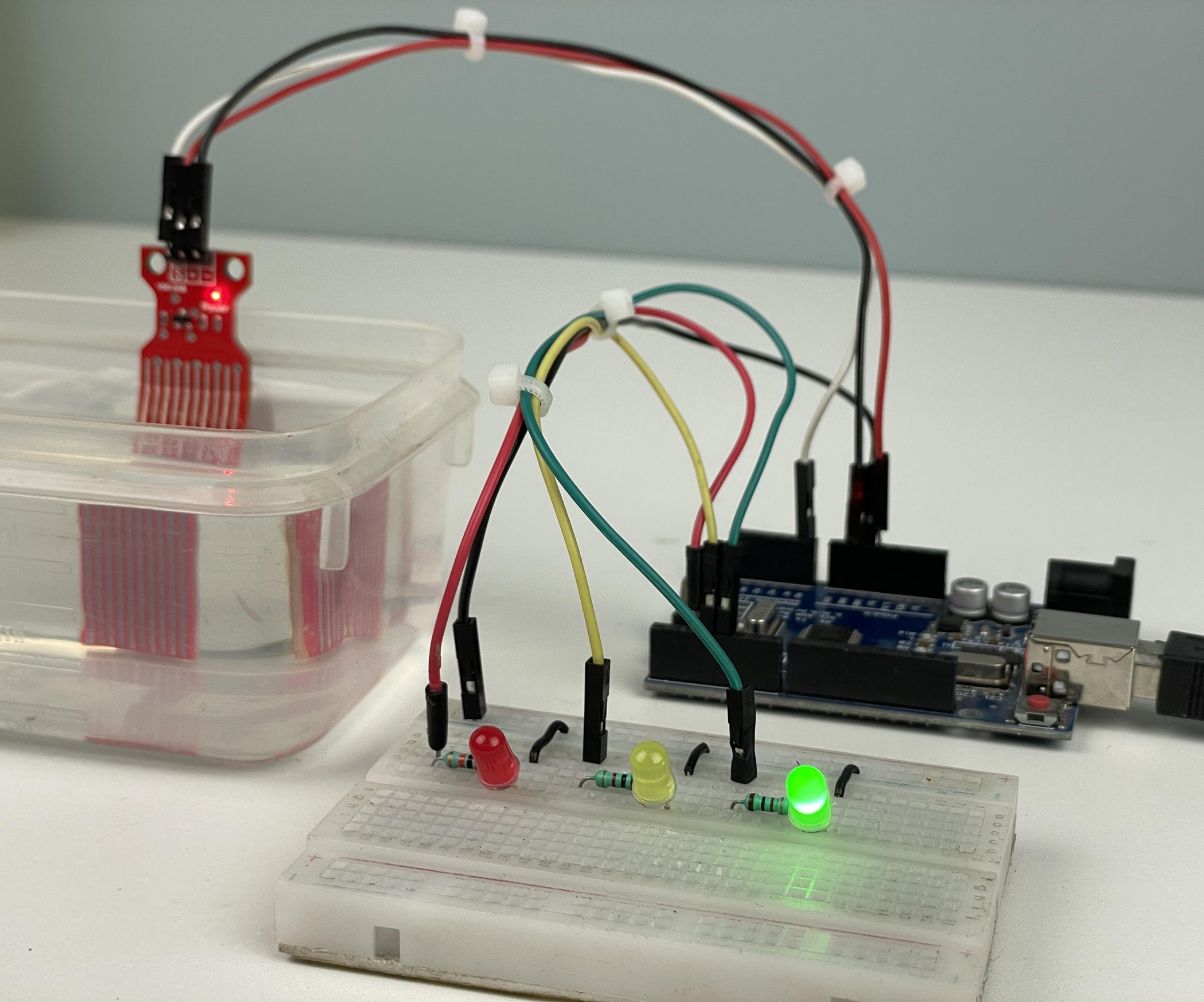 Interfacing Water Level Sensor With Arduino 5 Steps Instructables 0675