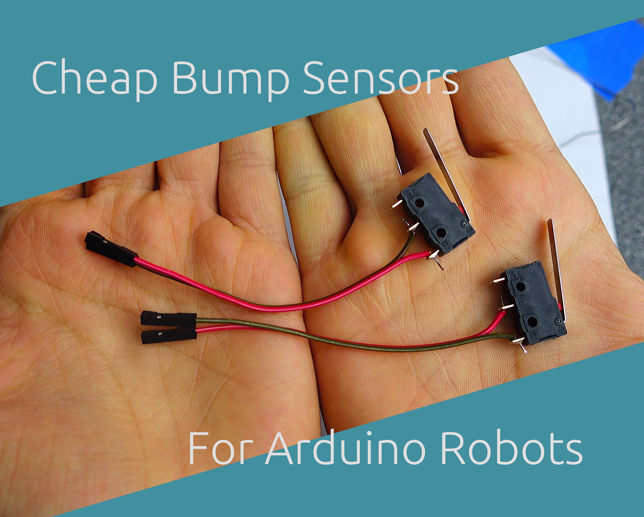 Cheap Bump Sensors for Arduino Robots