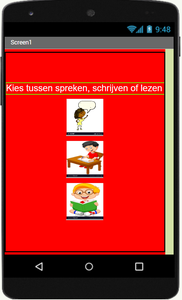 MIT App Inventor: App for Children Who Need to Learn How to Read, Write and Speak.