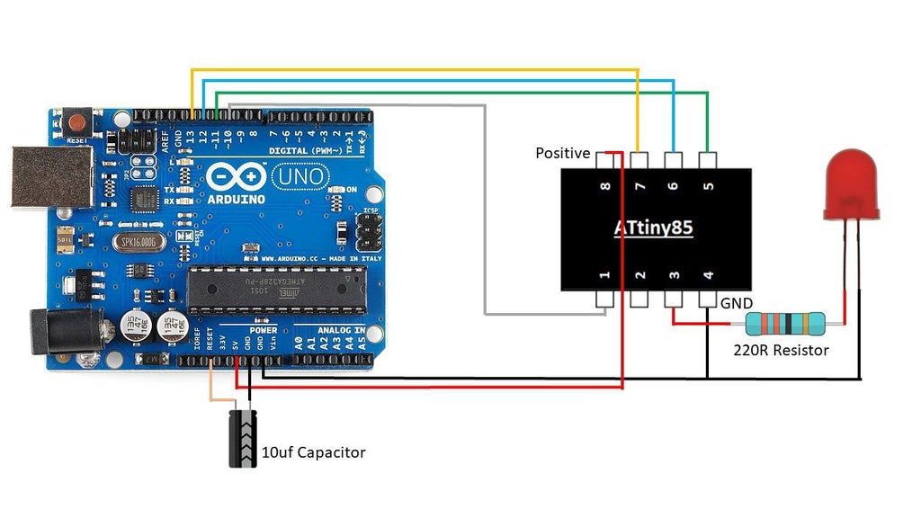 Serial Communication Using Attiny85 And Arduino Uno