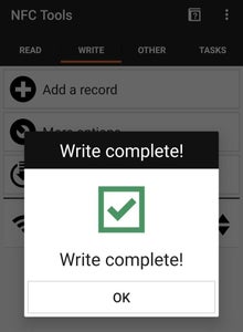 Write to To NFC Tag