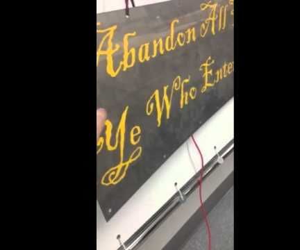 Touch Sensitive Sign Alarm