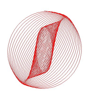 Pendulum Art on a Spread Sheet.