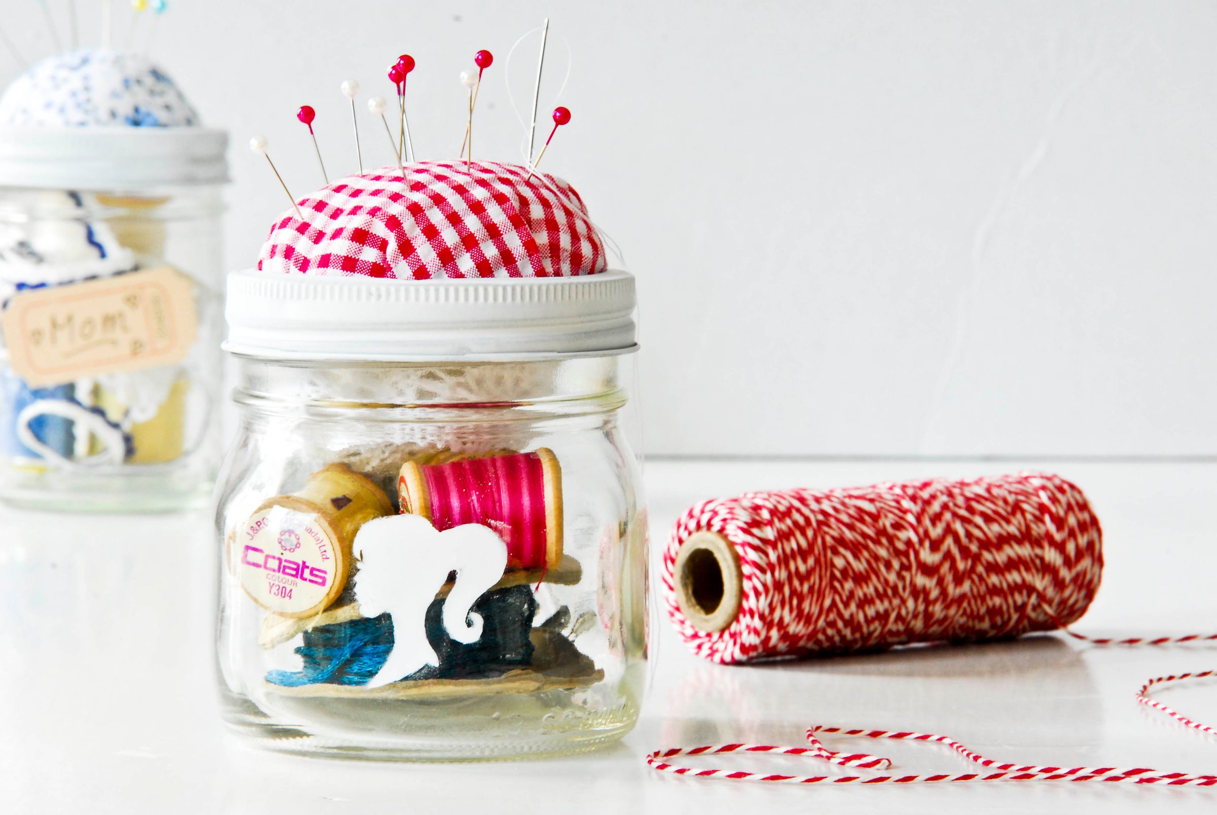 Sewing Kit in a Jar