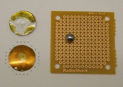 Making the 1st of 2 Pos Contact Plates