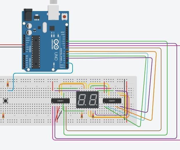 Two Digit Timer/Counter Using Arduino