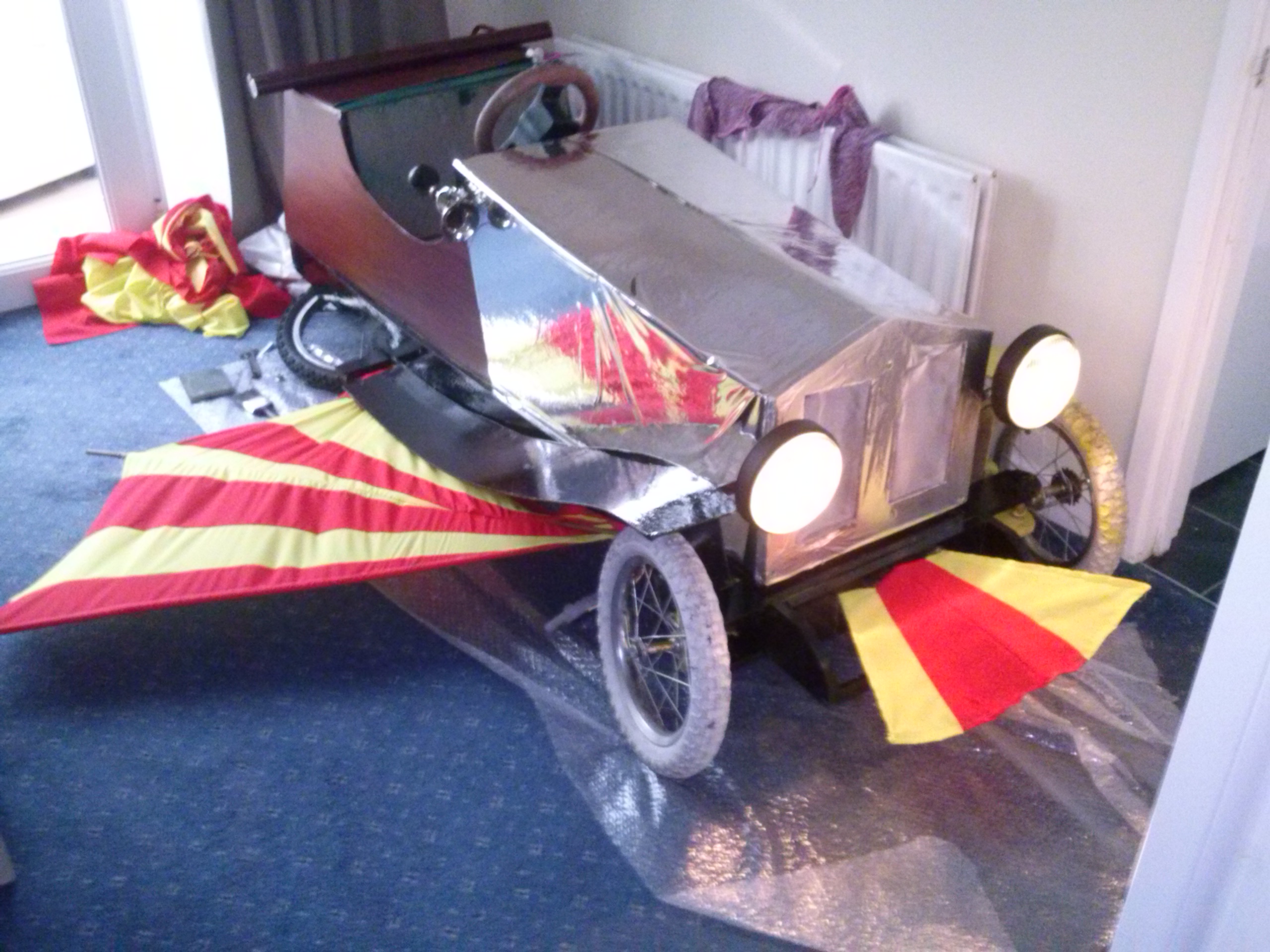 The Mollymobile Soap Box Transformation Into Chitty Chitty Bang Bang