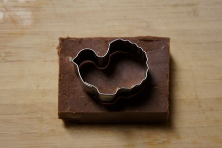 Punch Out the Chocolate Shapes