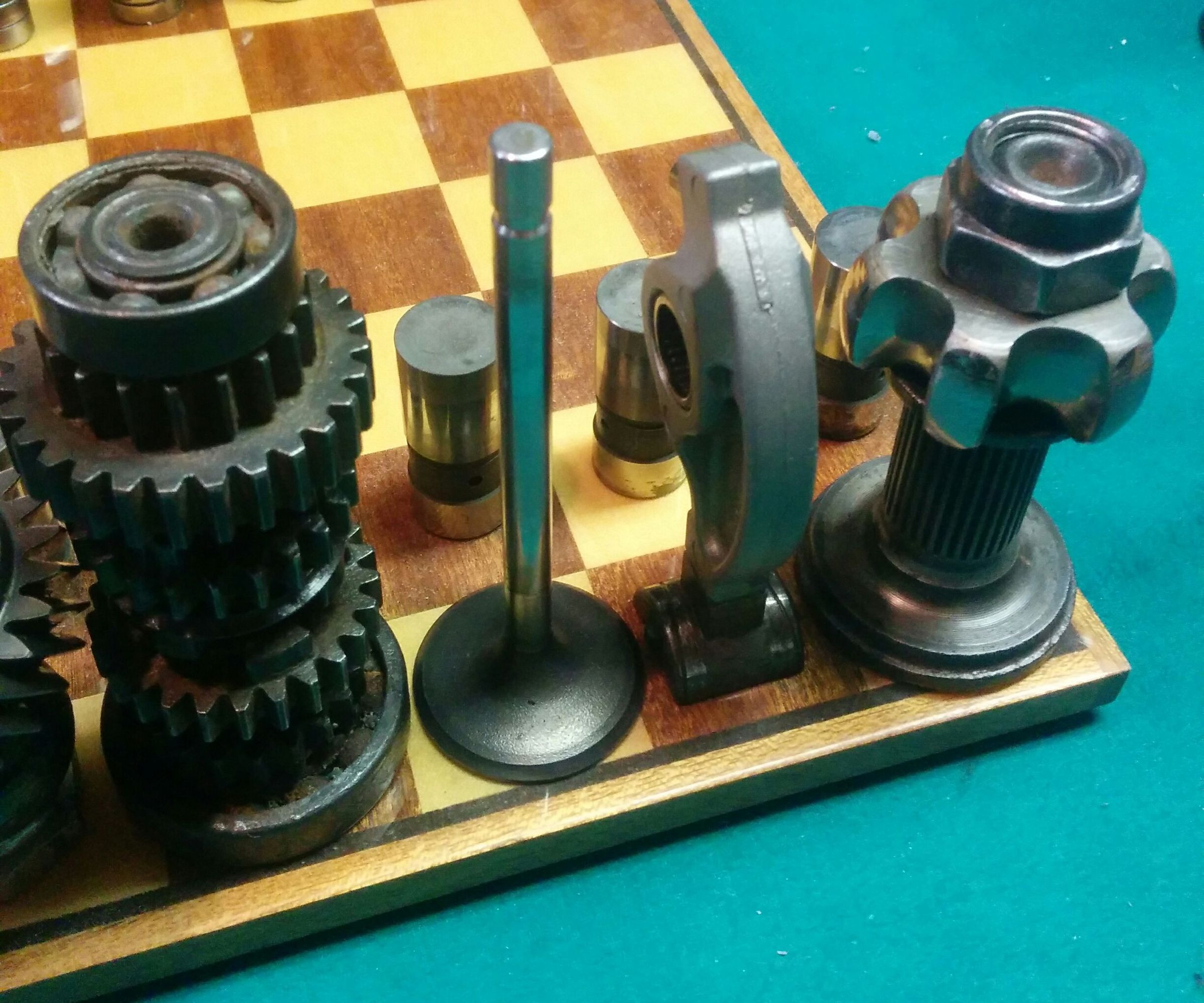 Automotive Chess Set: Valves