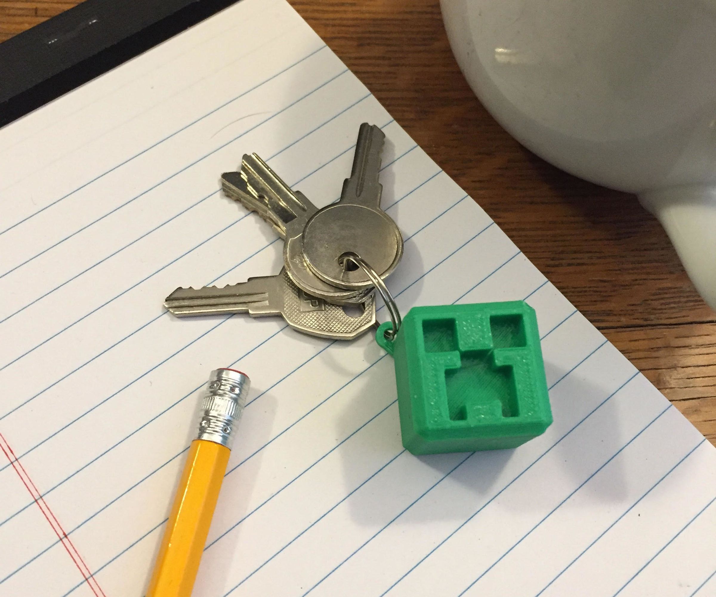 Creeper Keychain