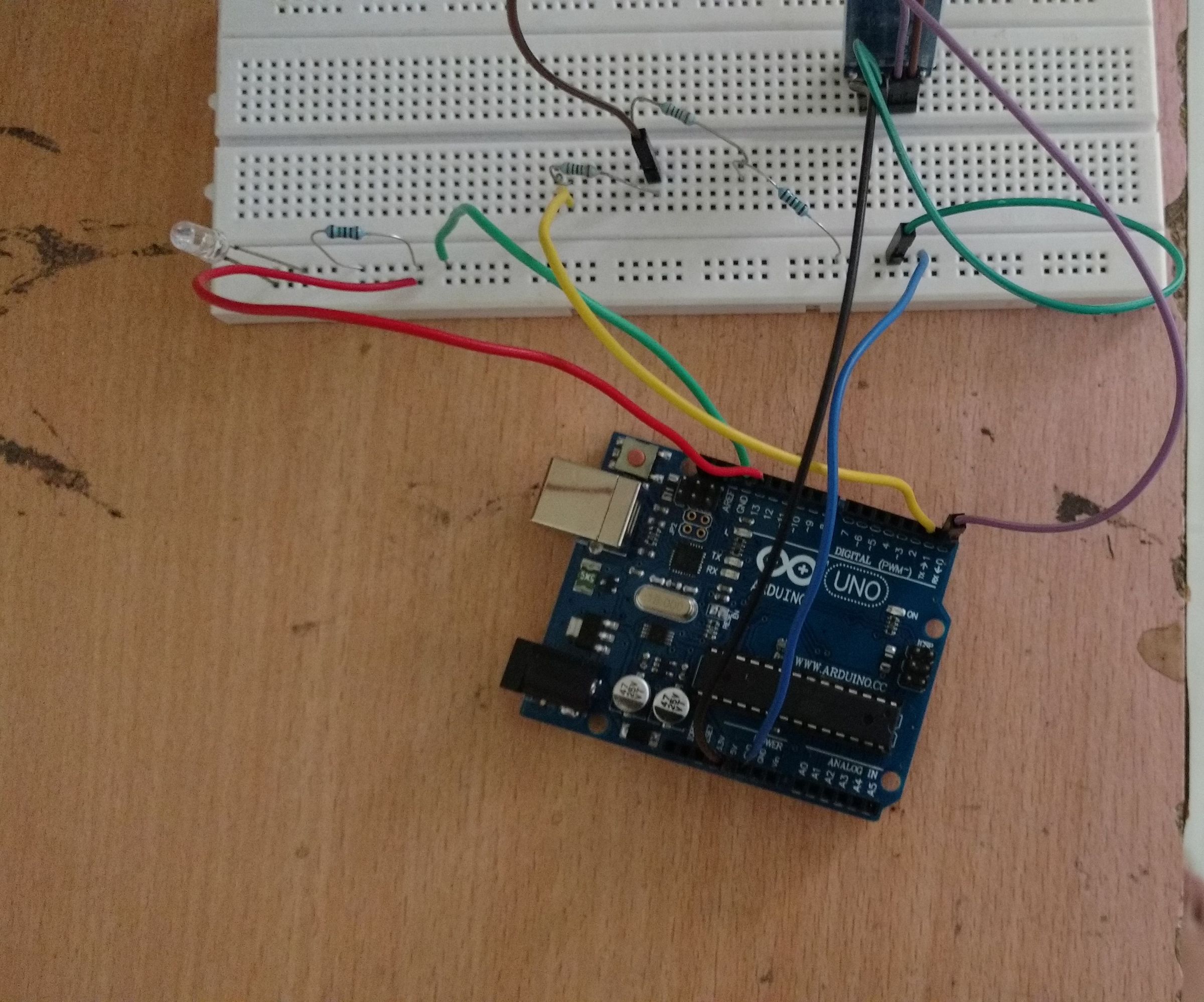 LED Control Using Bluetooth