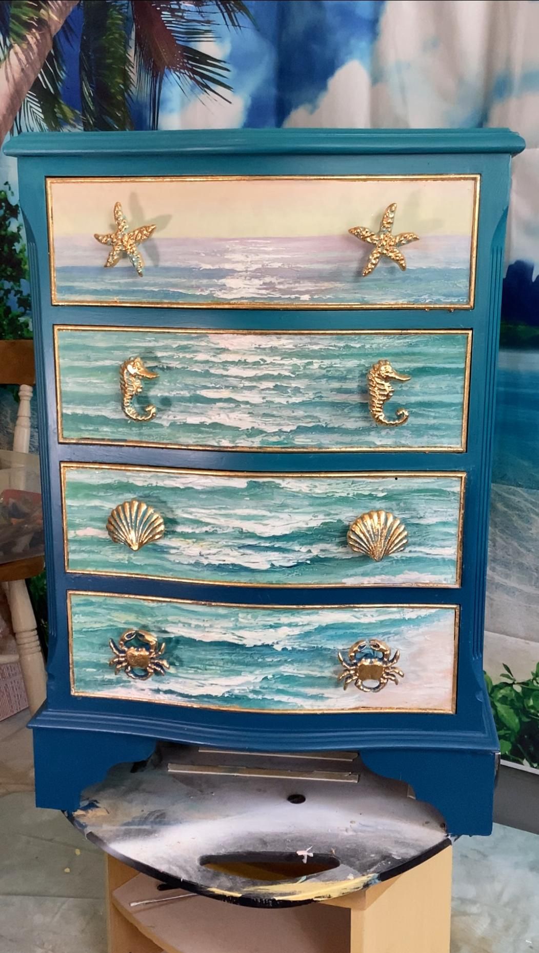 Ocean Inspired Furniture Upcycle : 5 Steps (with Pictures) - Instructables
