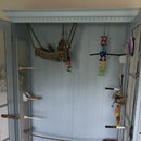 Turn a China Cabinet Into a Deluxe Bird Cage