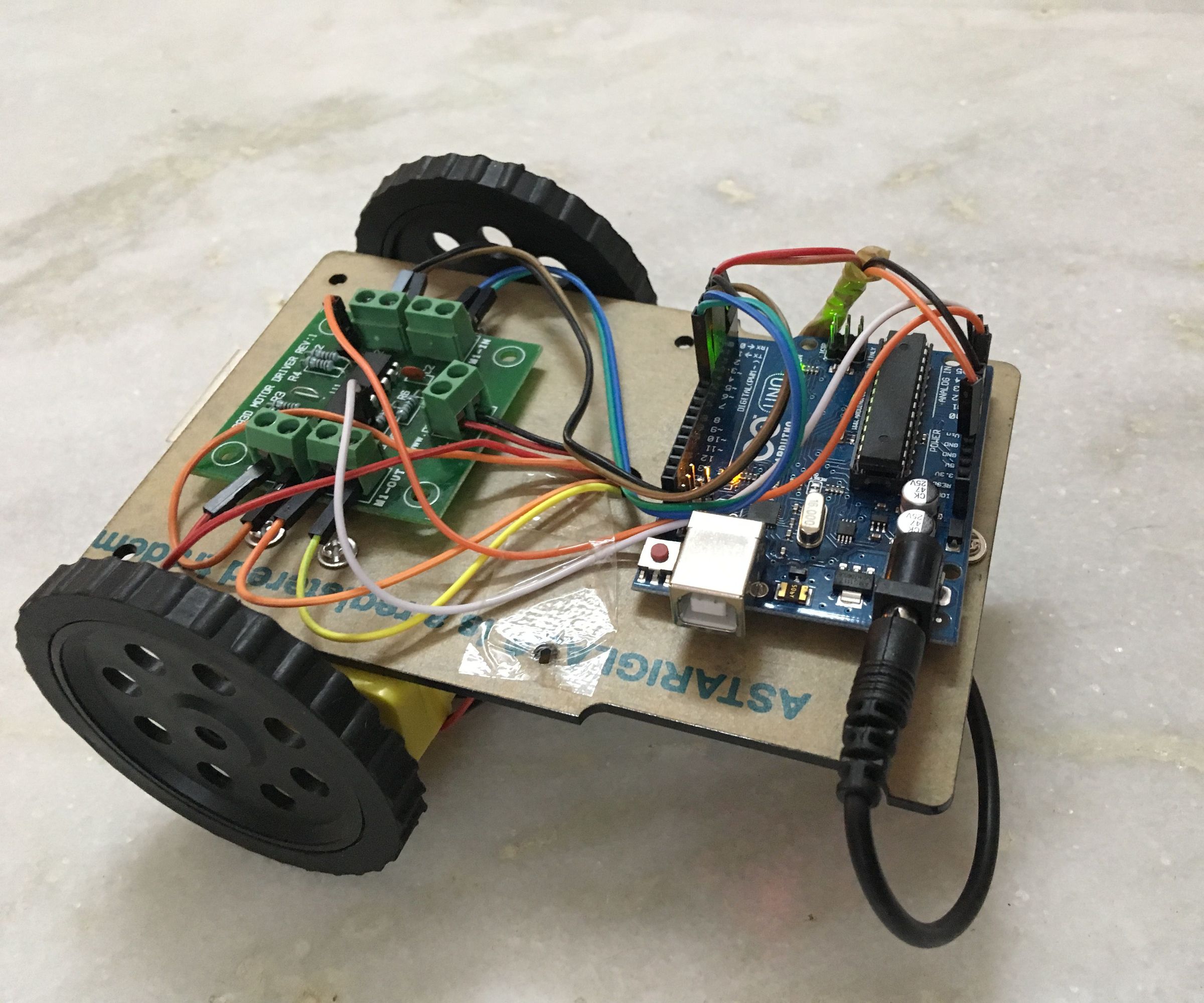 Mobile Accelerometer Controlled Vehicle