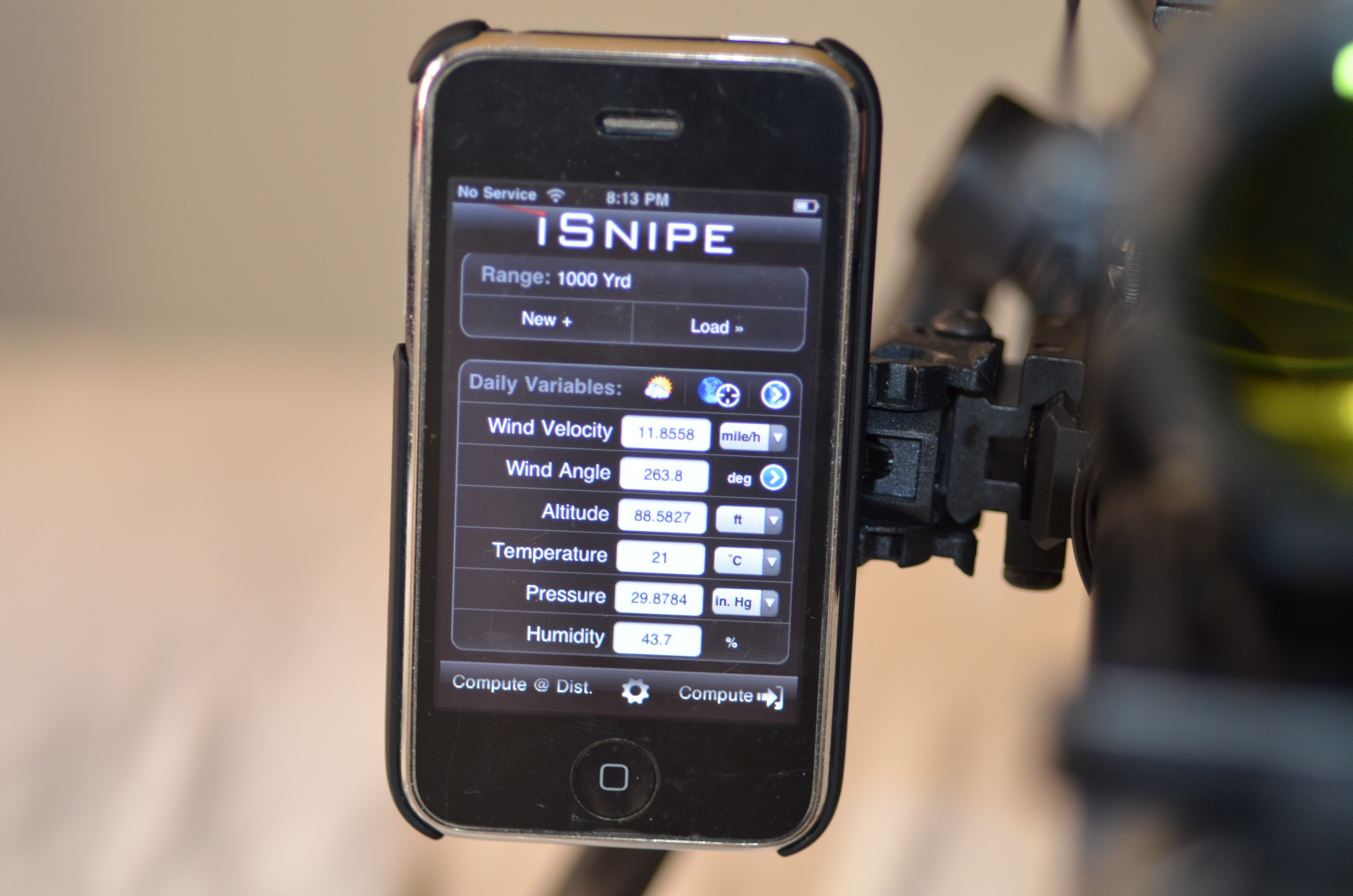 Tactical IPhone Rail System