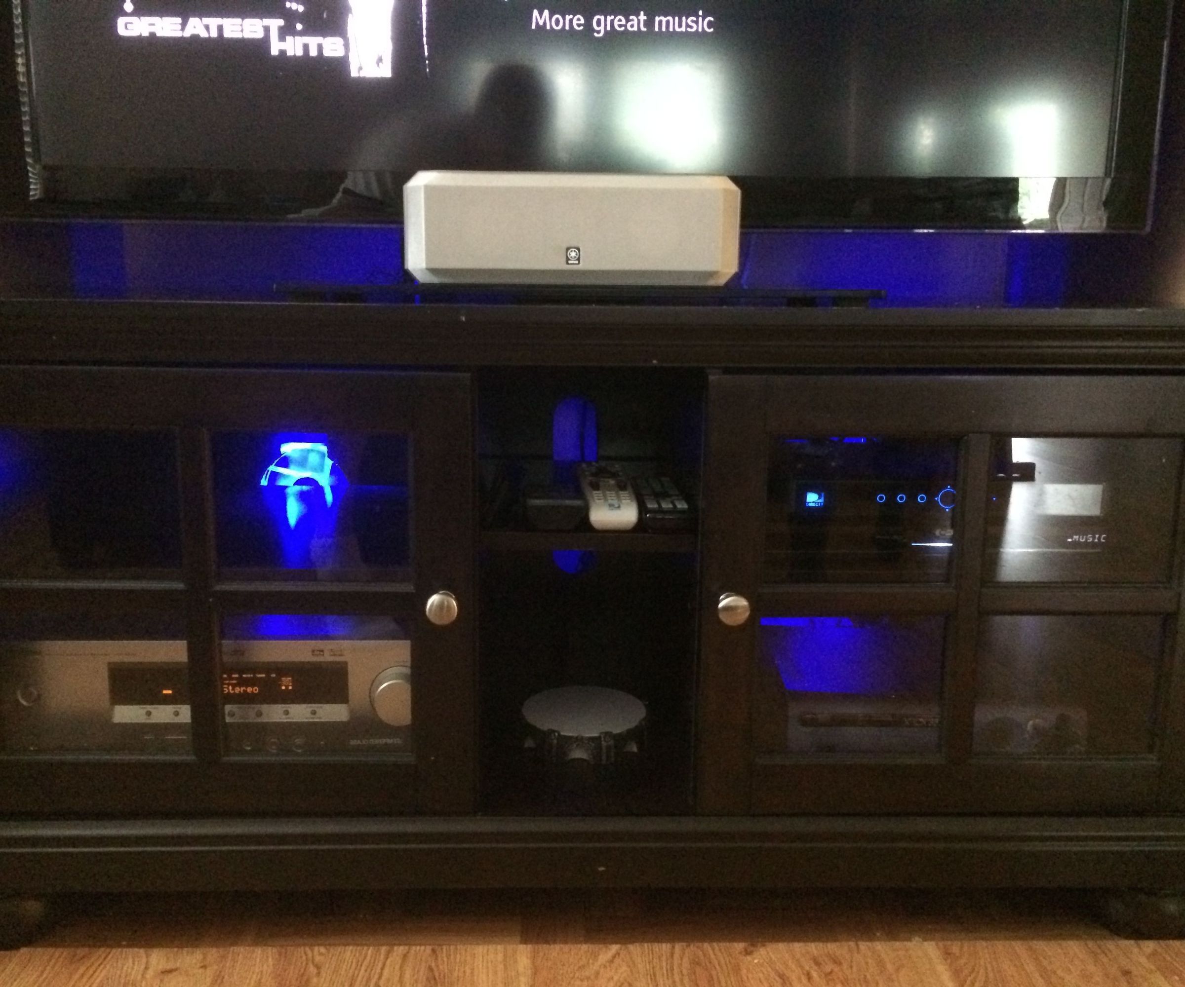 LED Computer Fan TV Stand Mount