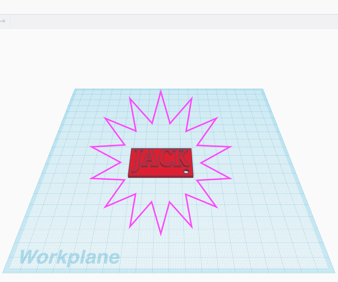 TinkerCAD Key Tag Tutorial