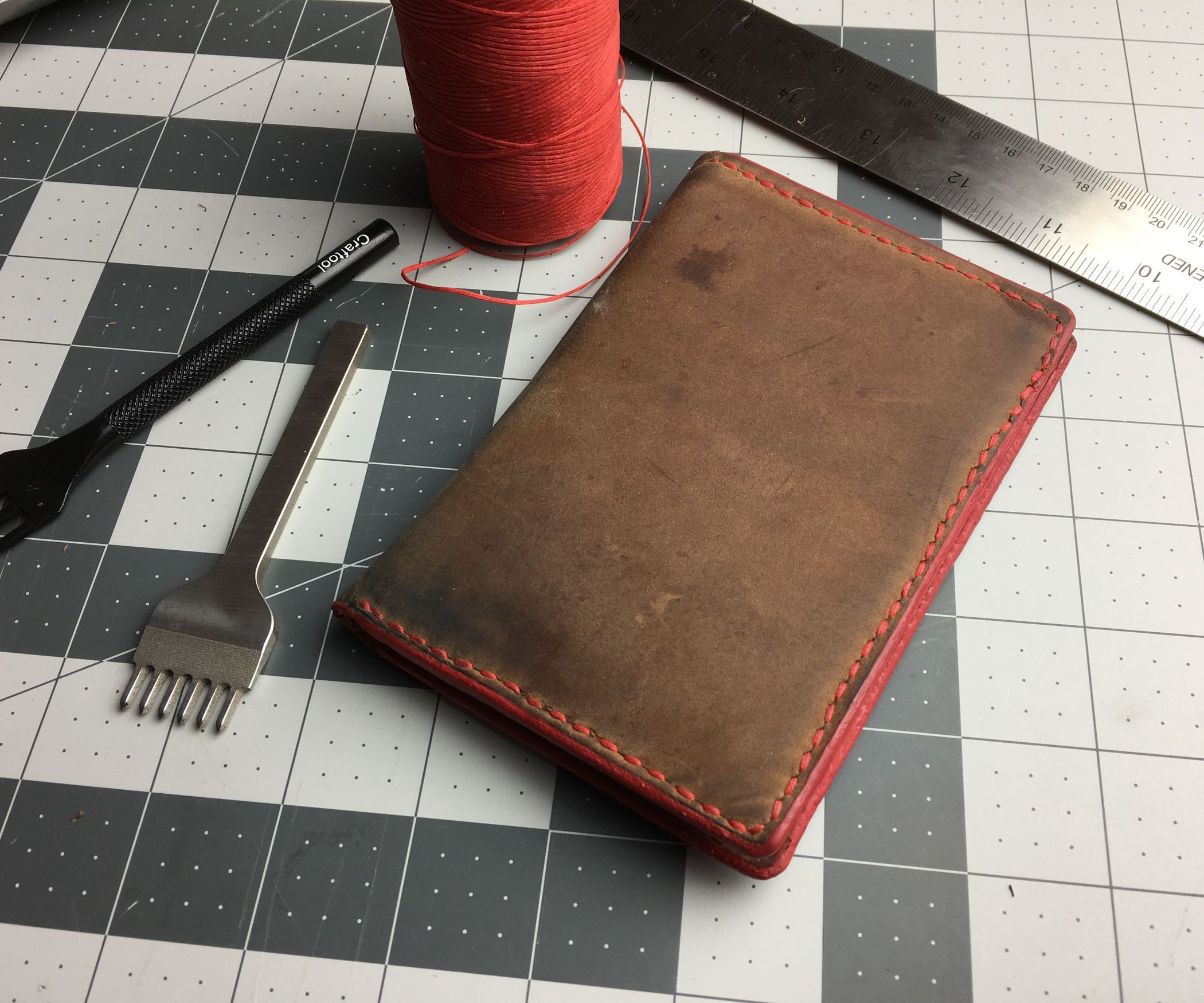 DIY Leather Passport Wallet 8 Steps (with Pictures) Instructables