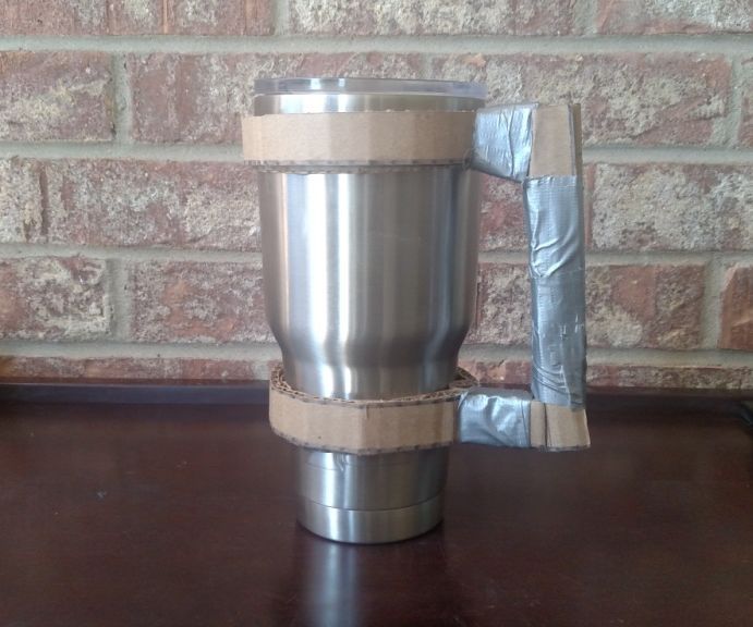 Cardboard Handle for Insulated Cups