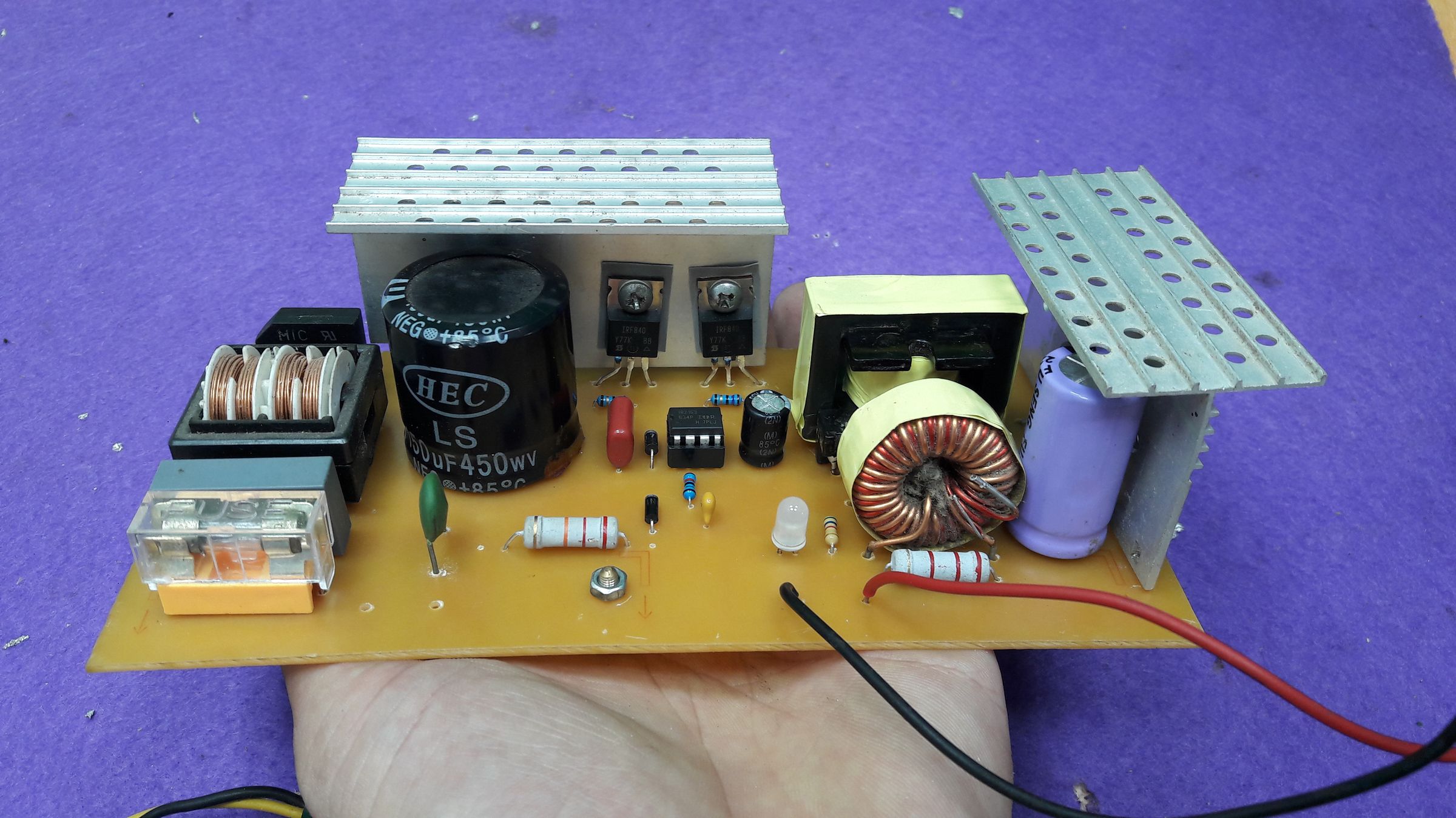 How to Build SMPS Transformer Home Make 12V 10A Switching Power Supply 6 Steps Instructables