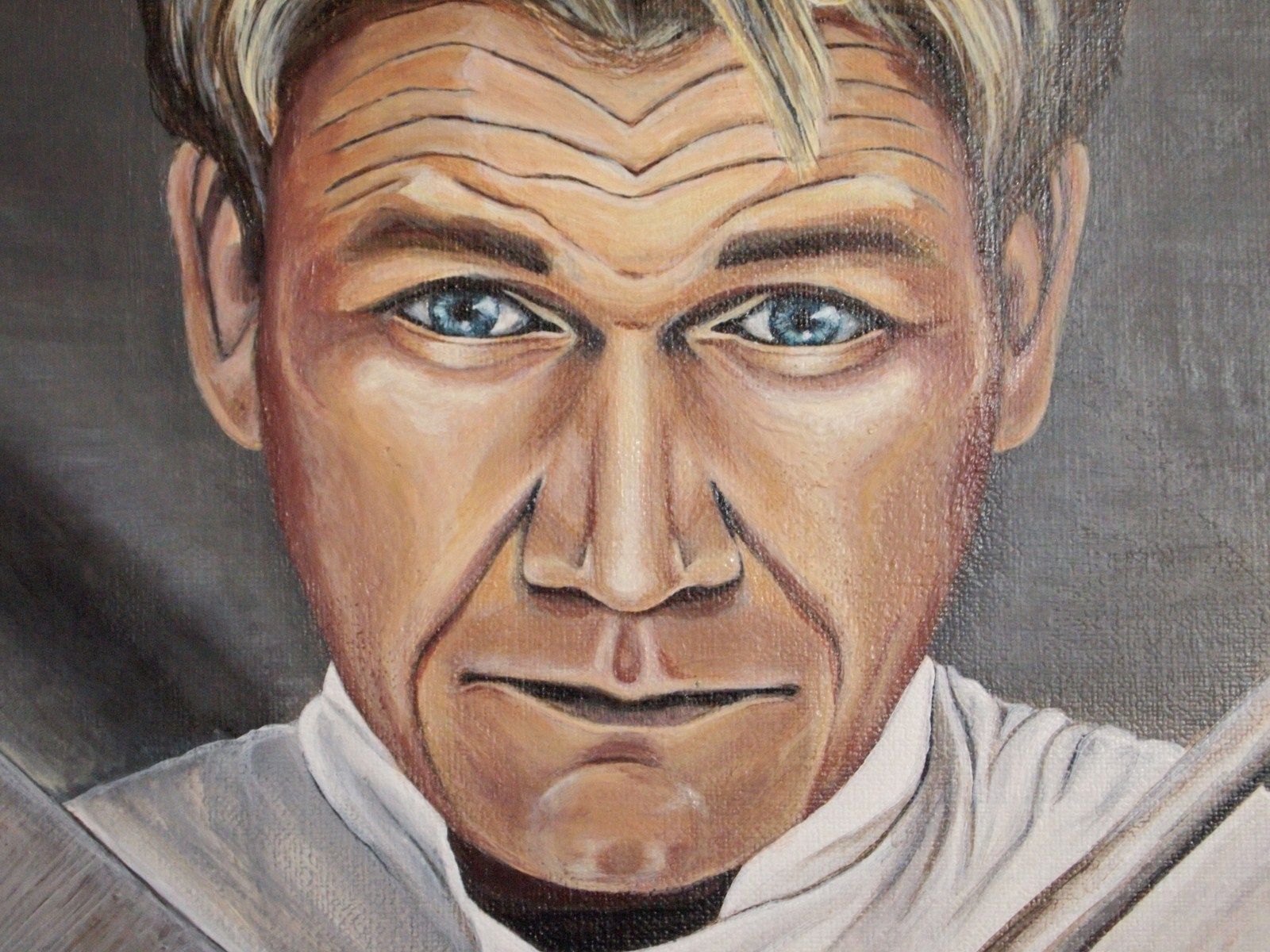 Gordon Ramsay Acrylic Portrait Painting & Tips : 4 Steps (with Pictures ...