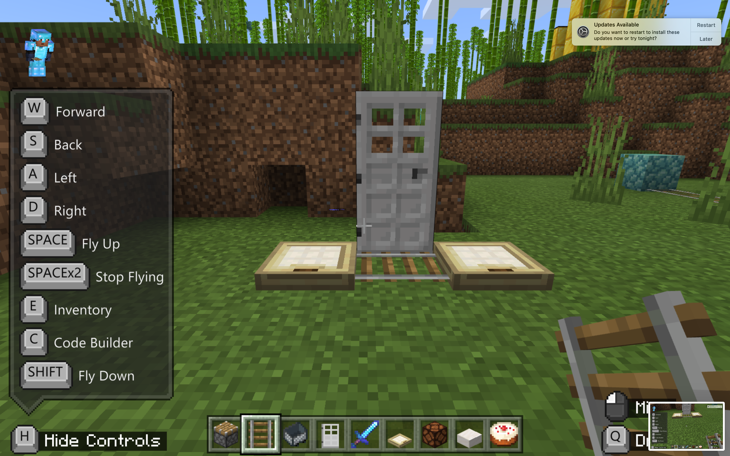 How to Make a Chair in Minecraft 3 Steps Instructables