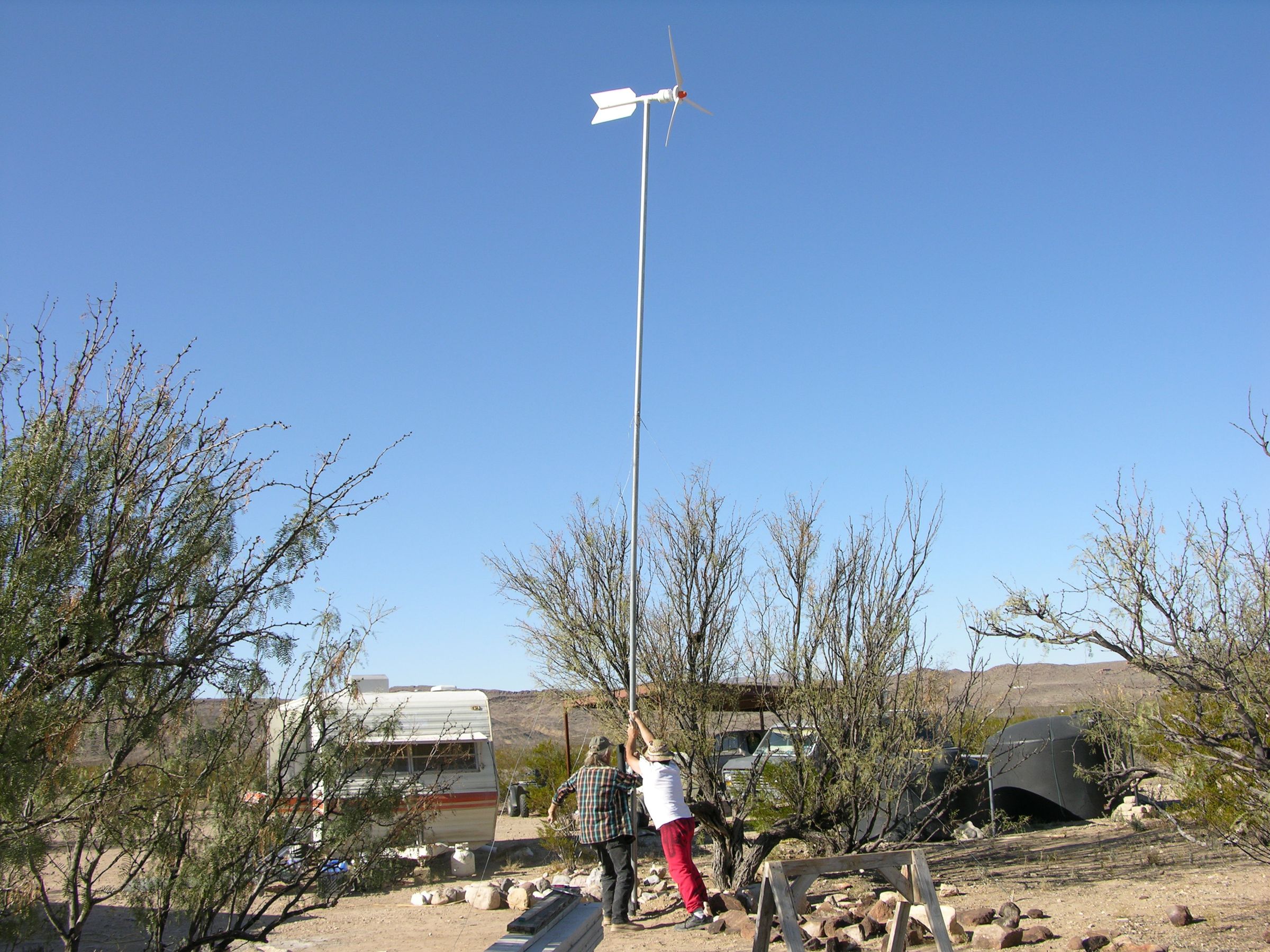 Super Simple Wind Turbine in Action