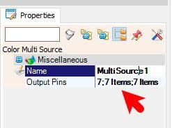 In Visuino Set Components