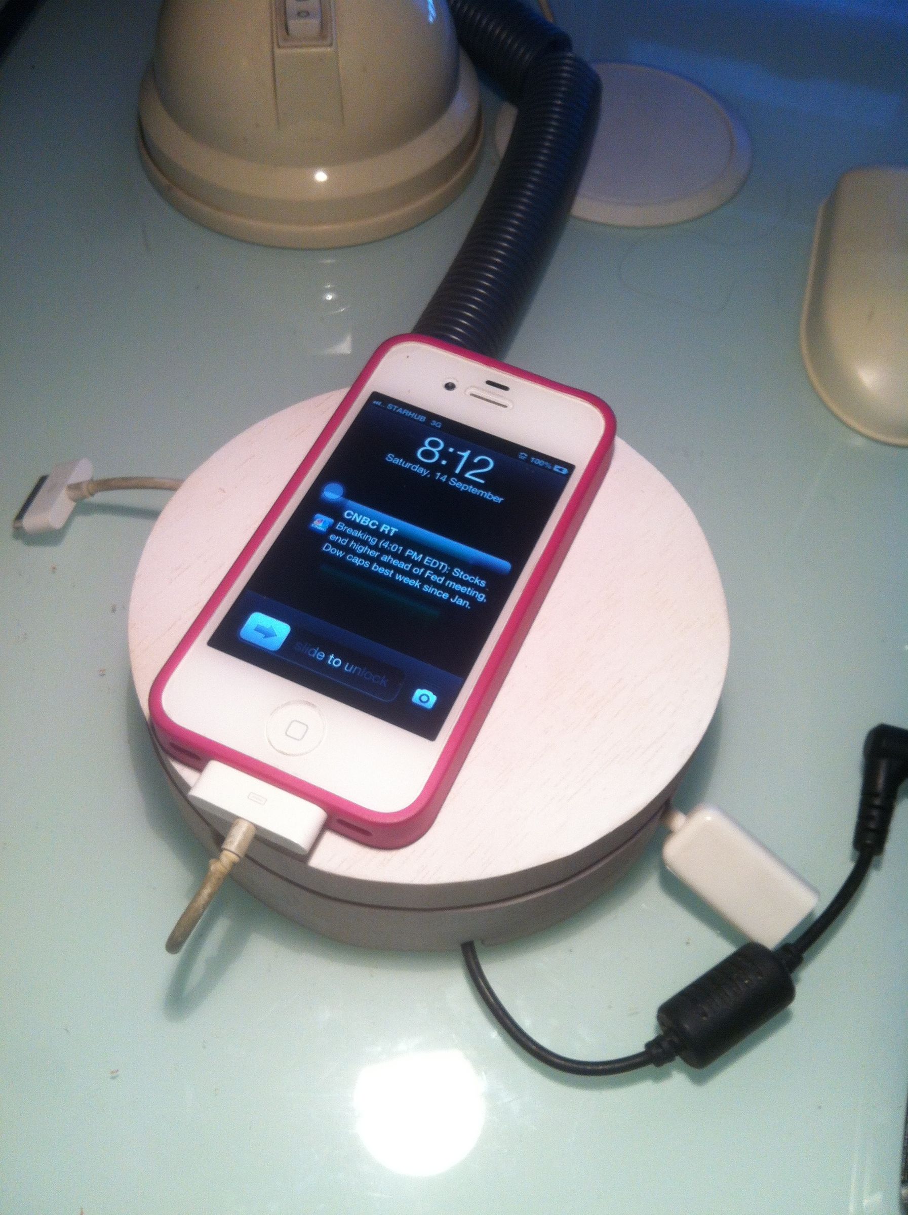 Problem: Unsightly Wires And Chargers 