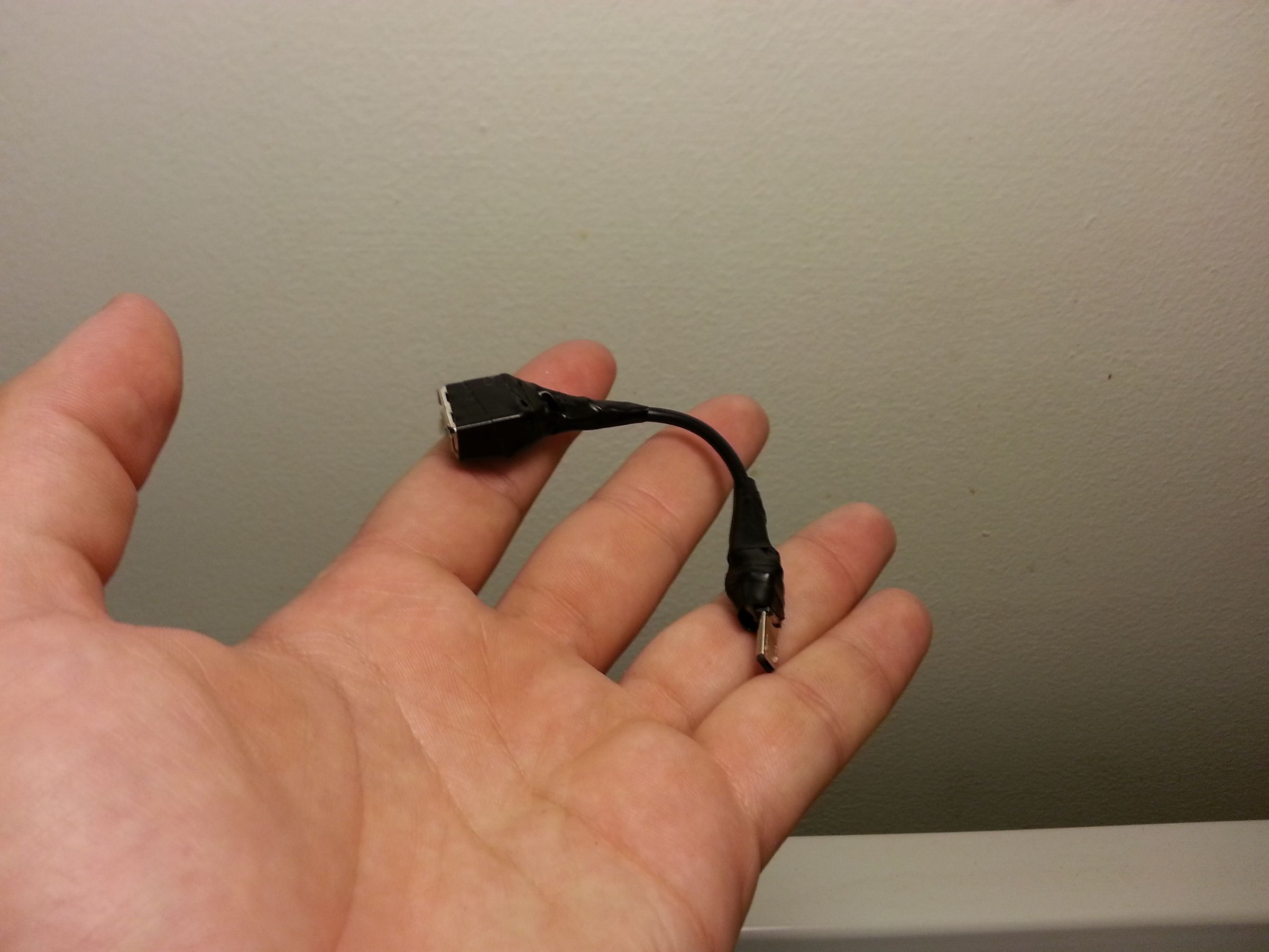 Make a USB OTG Host Cable. the Easy Way! : 4 Steps - Instructables