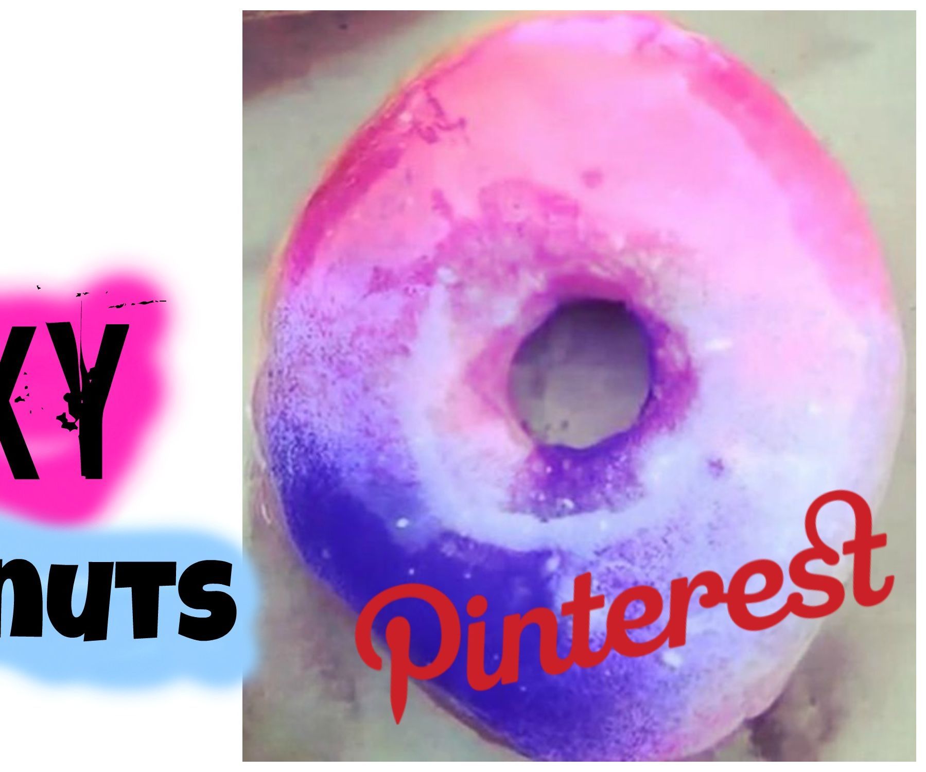 DIY Galaxy Donuts | Mirror Cake Icing - Pinterest TESTED!