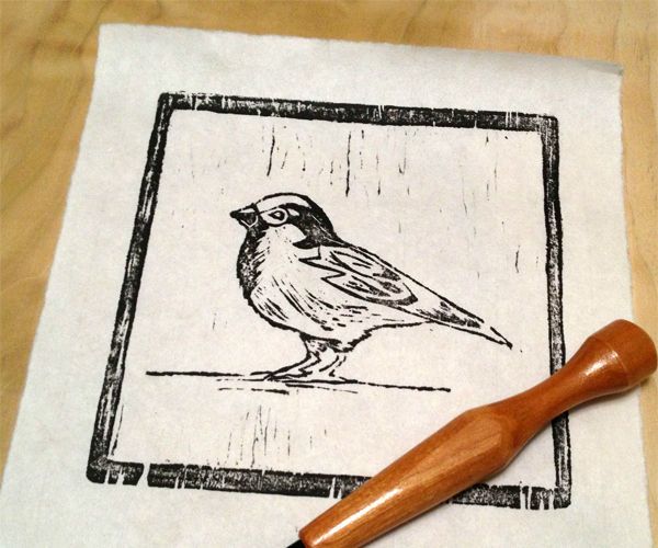 How to Carve a Picture on a Woodblock