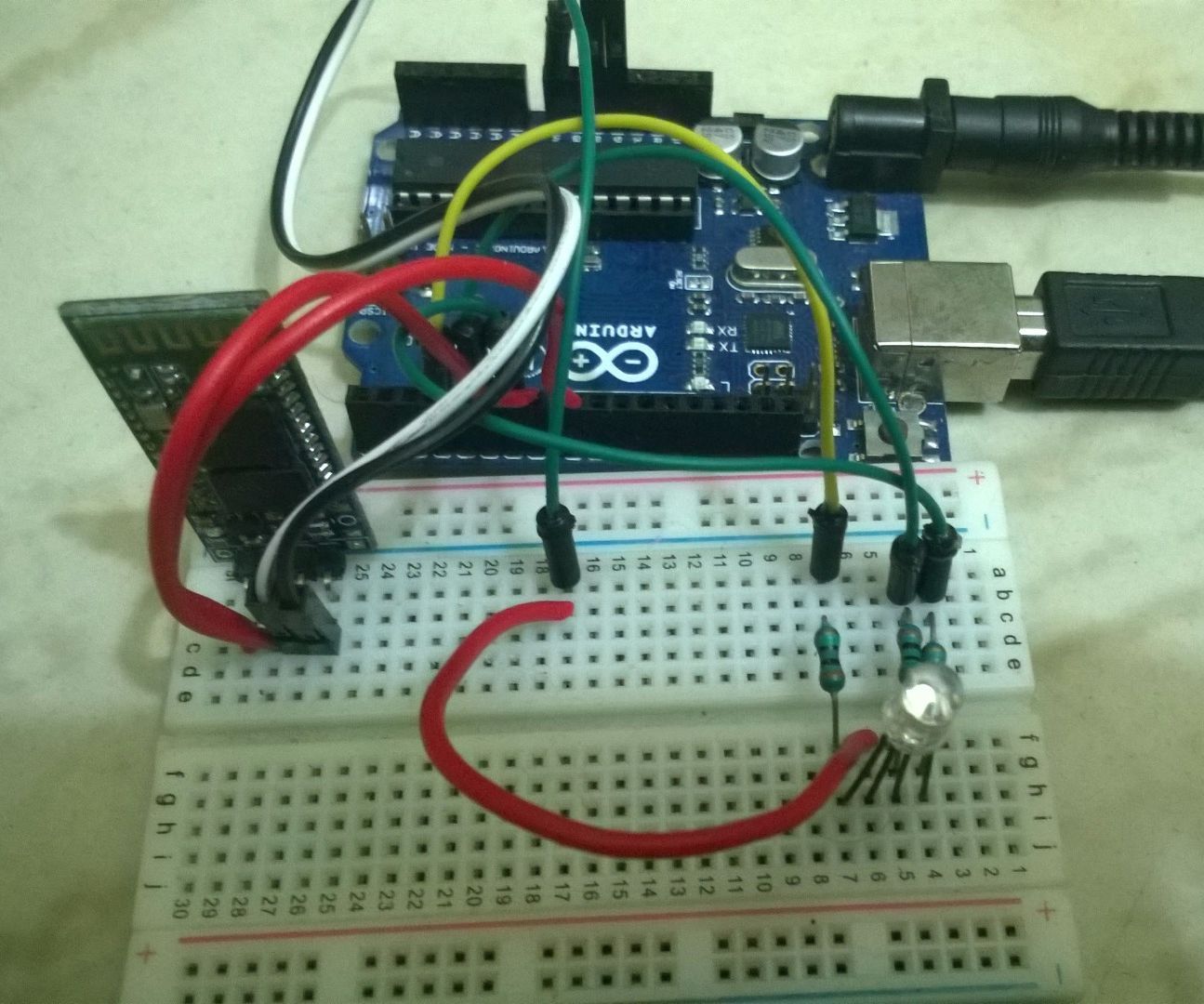 Android Slider to Control Arduino RGB LED