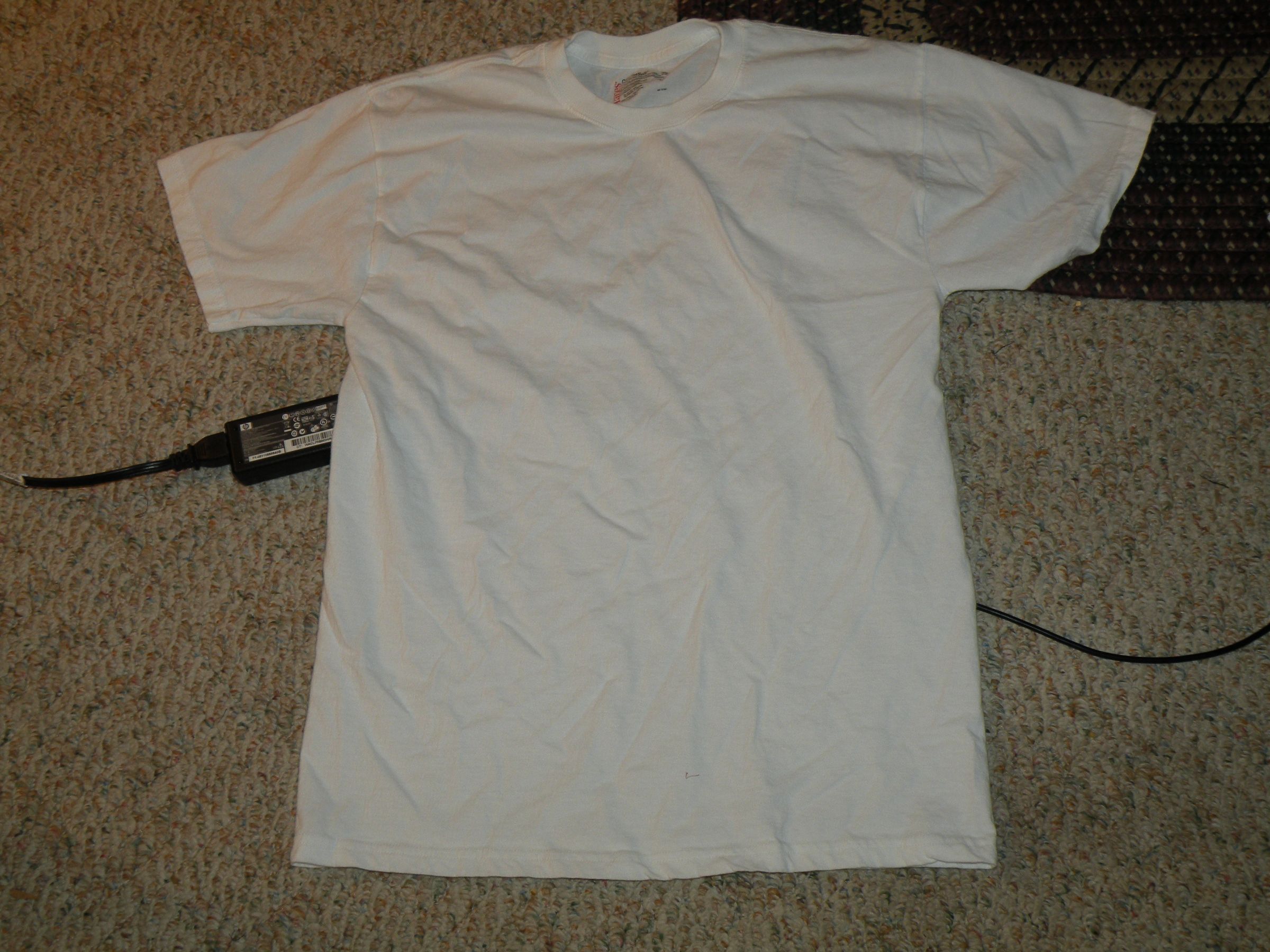 Plain White Tee + a Pillow Case