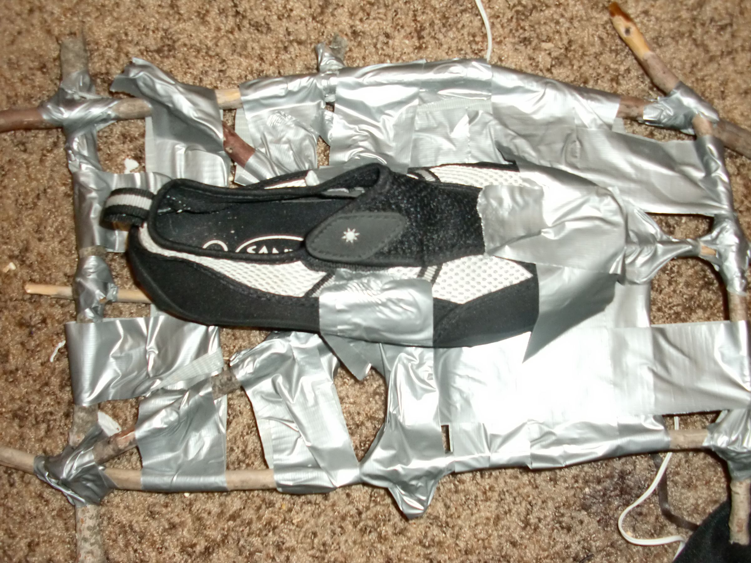 Duct Tape Snow Shoes