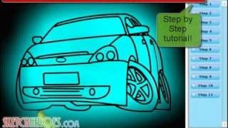 How to Draw a Simple Car