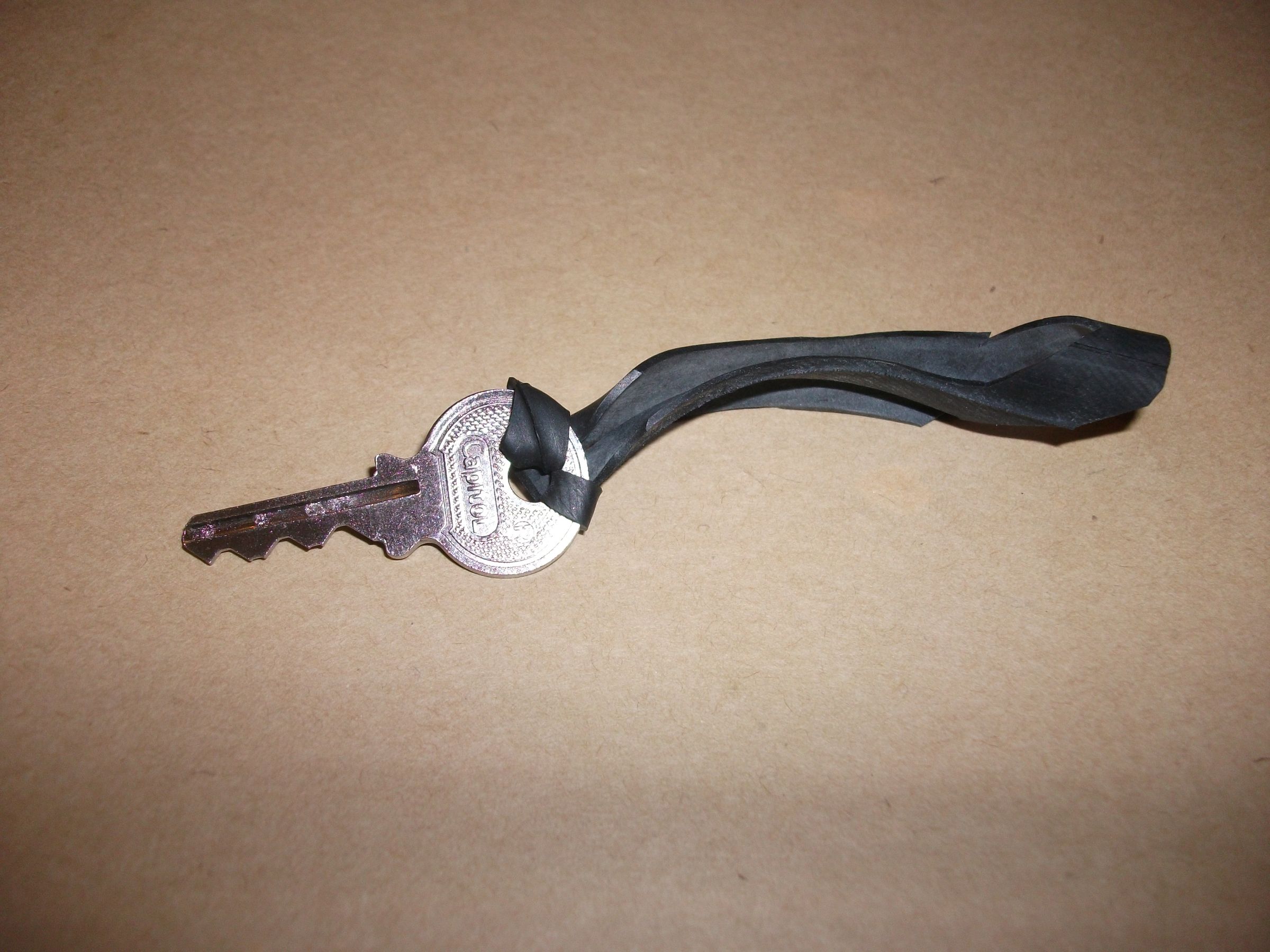 Key Lanyard From Bust Bicycle Tube!