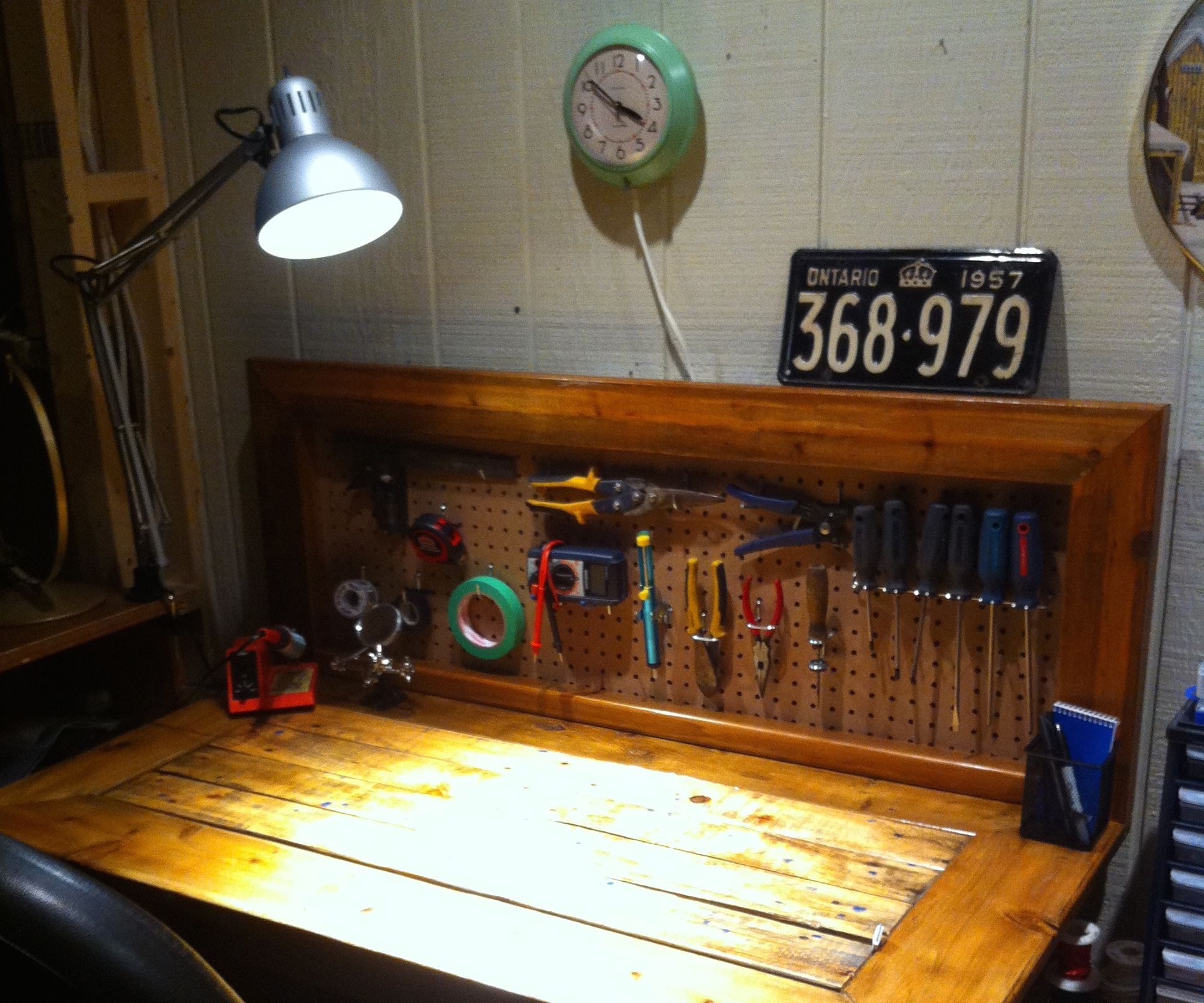 Maker/Work Bench From Scrap Wood