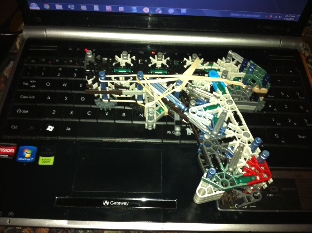 Realistic Knex handgun revised