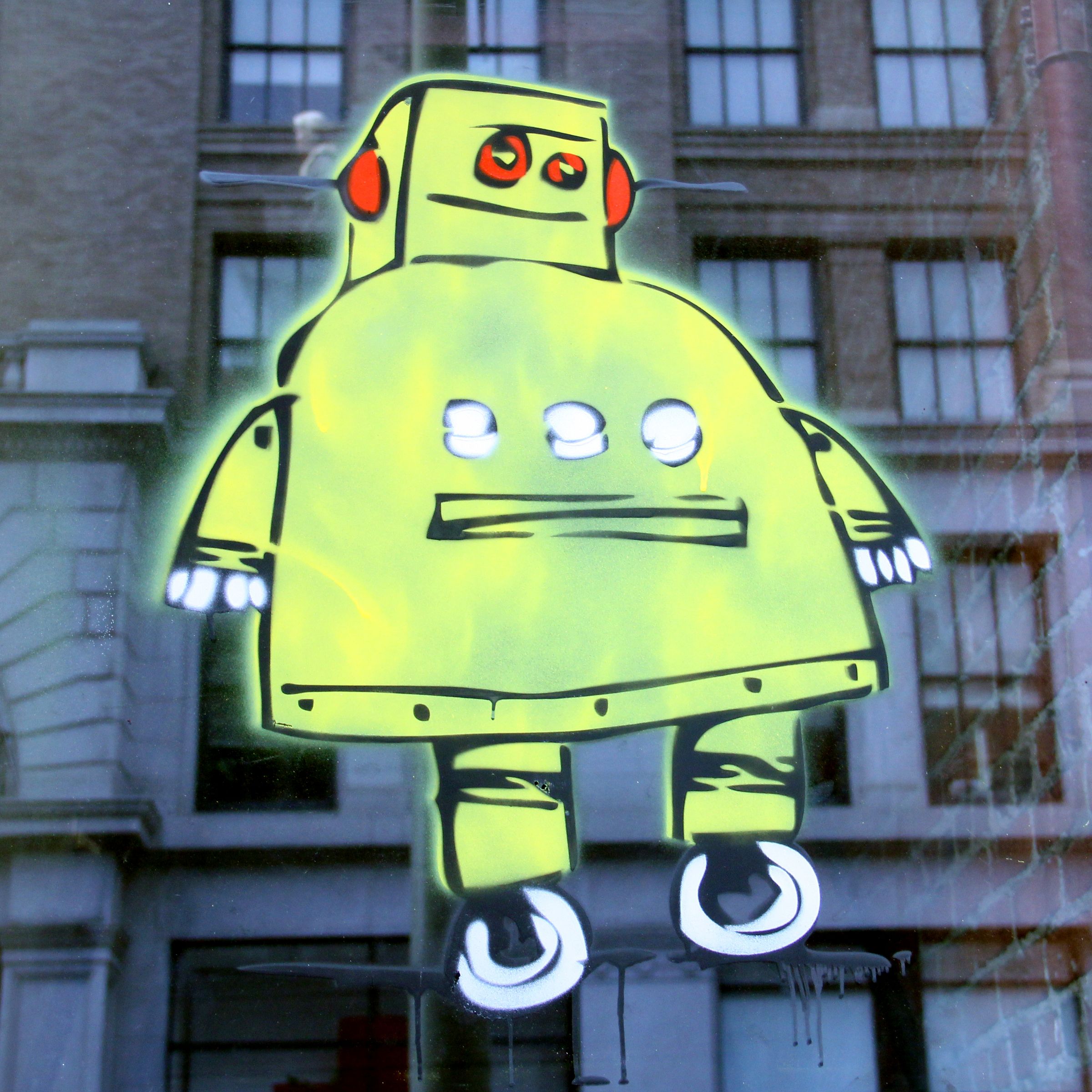 Laser Cut Robot Stencil