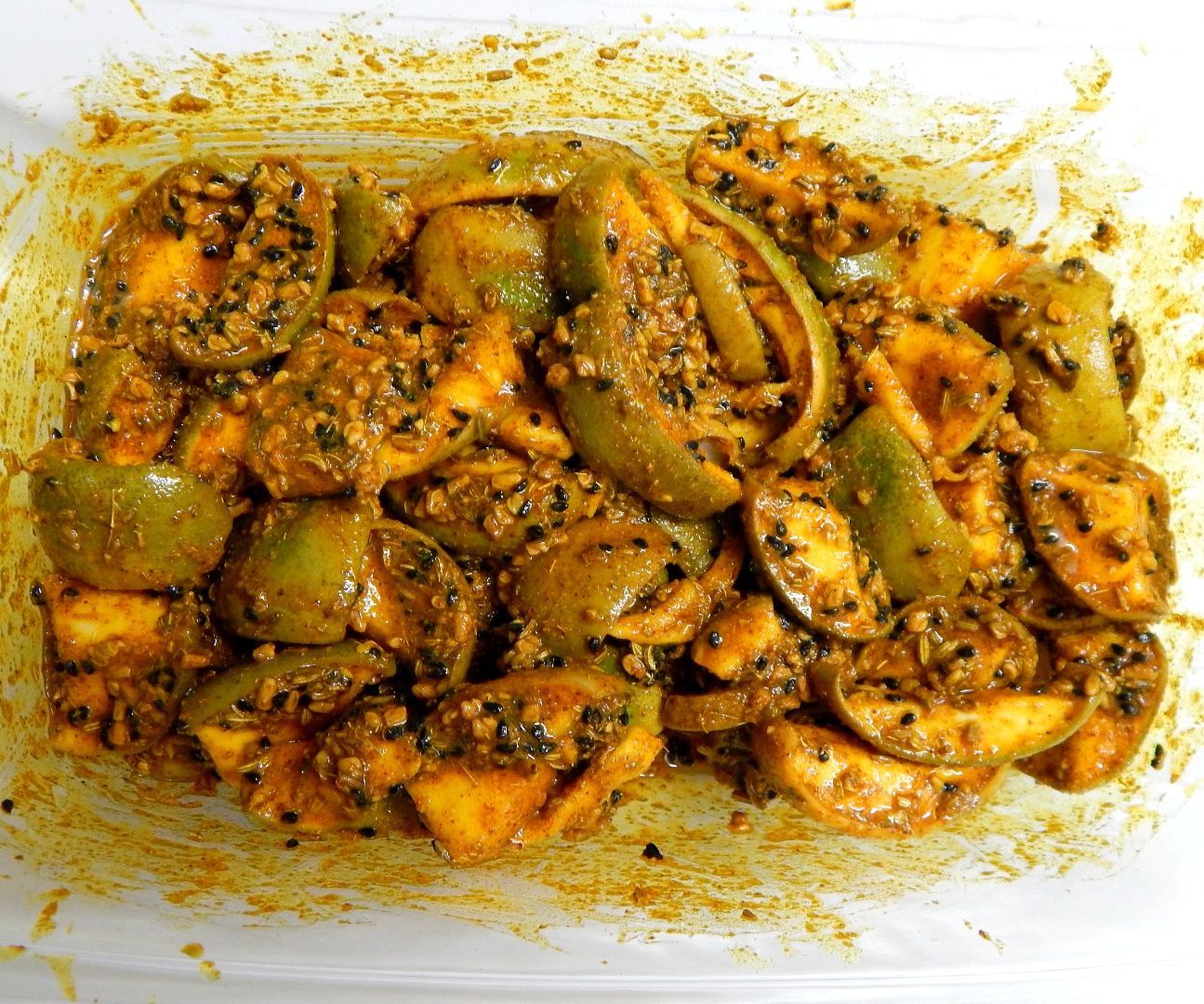 Delicious Raw mango pickle 