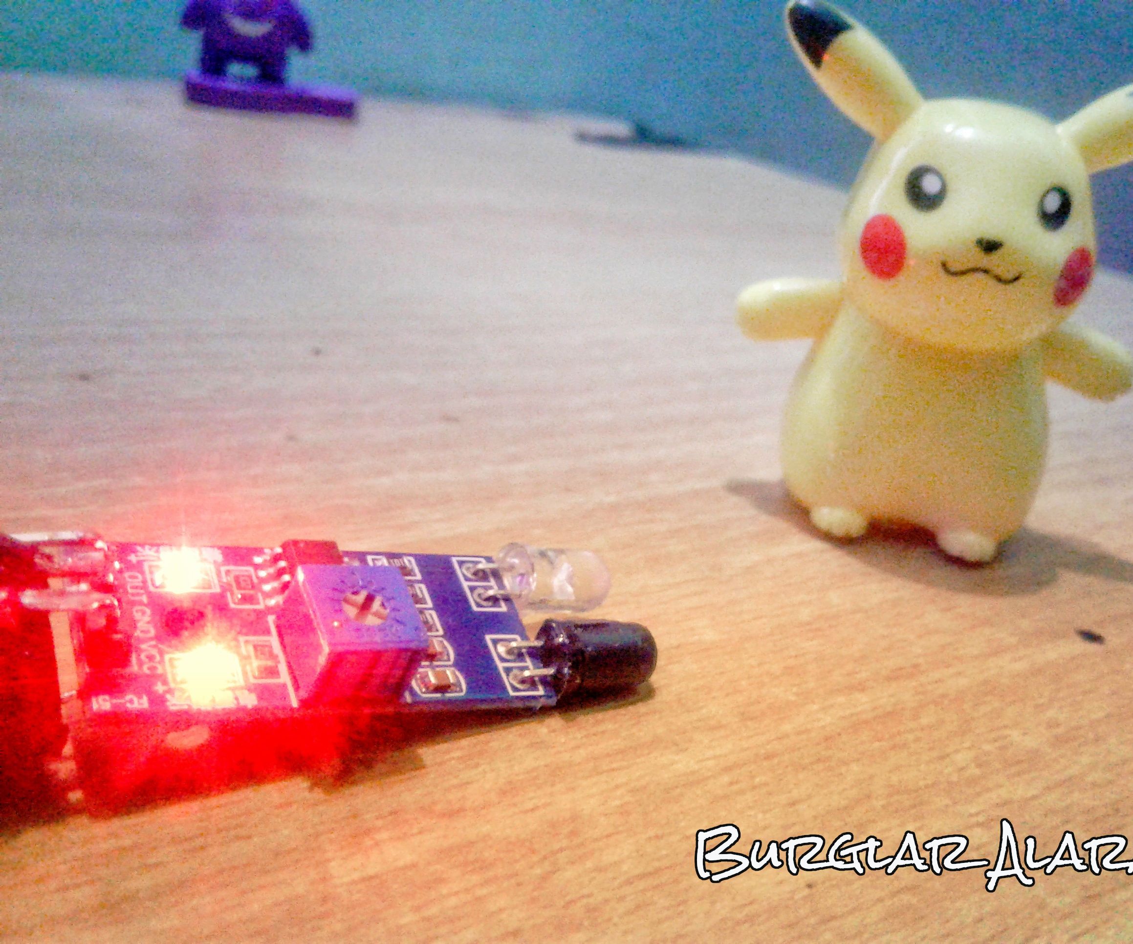 Burglar Alarm(Simple and No Coding)
