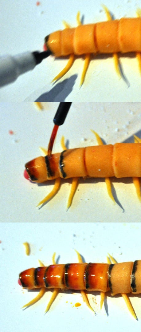 How to Sculpt a Fondant Centipede