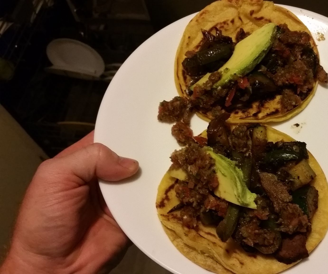 15 Minute Vegetables Tacos (from a meat guy) 